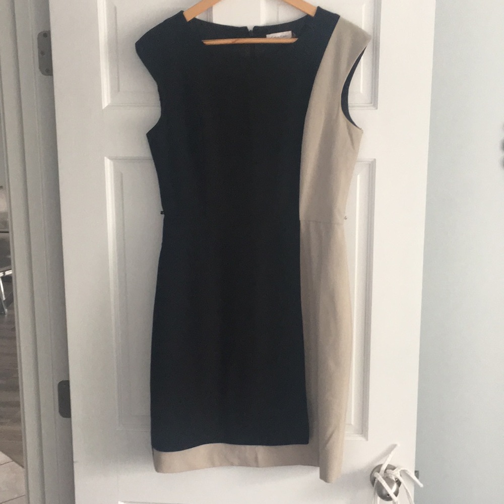 Black and tan dress